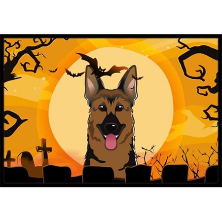 Carolines Treasures Carolines Treasures BB1769MAT Halloween German Shepherd Indoor & Outdoor Mat; 18 x 27 in. BB1769MAT